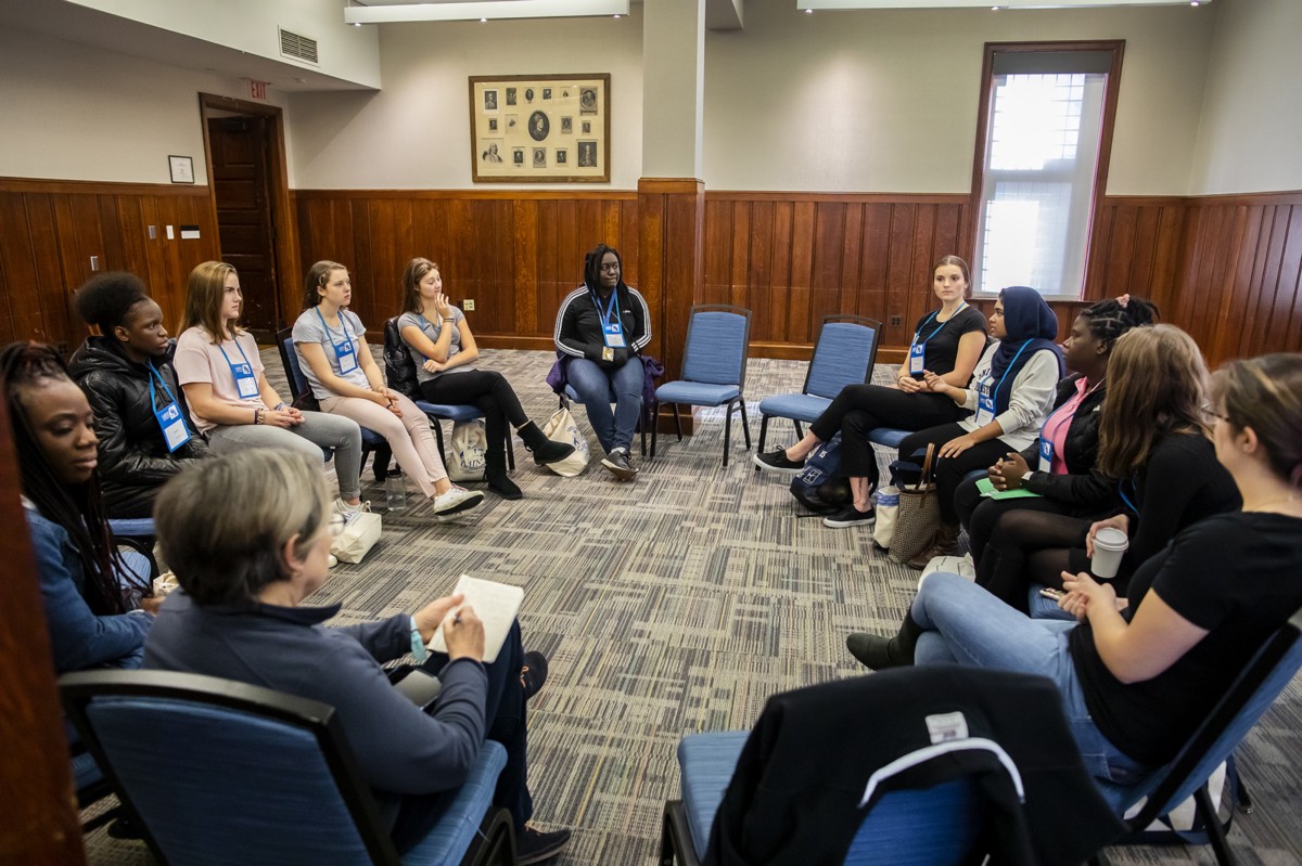 engineering campus students discussion