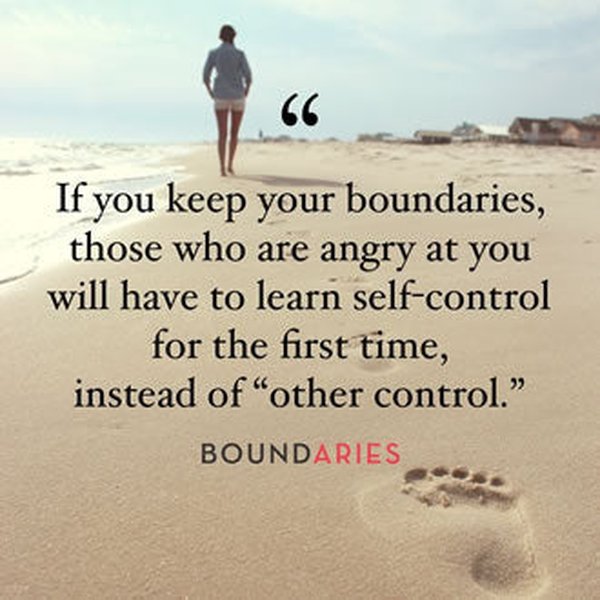 Boundary being pushed against