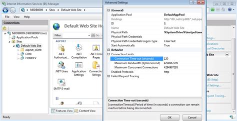 .net - What is the difference between web.config timeout and IIS ...