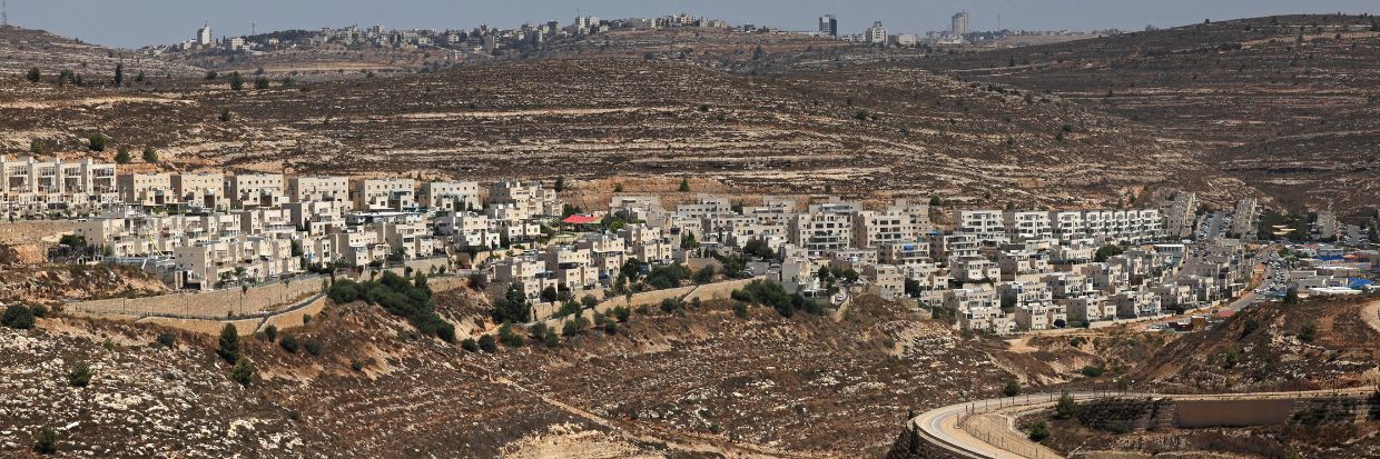 Israeli Palestinian landscape settlements
