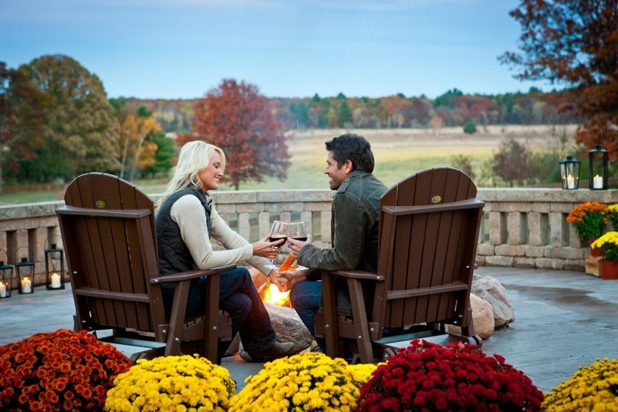 romantic couple private setting