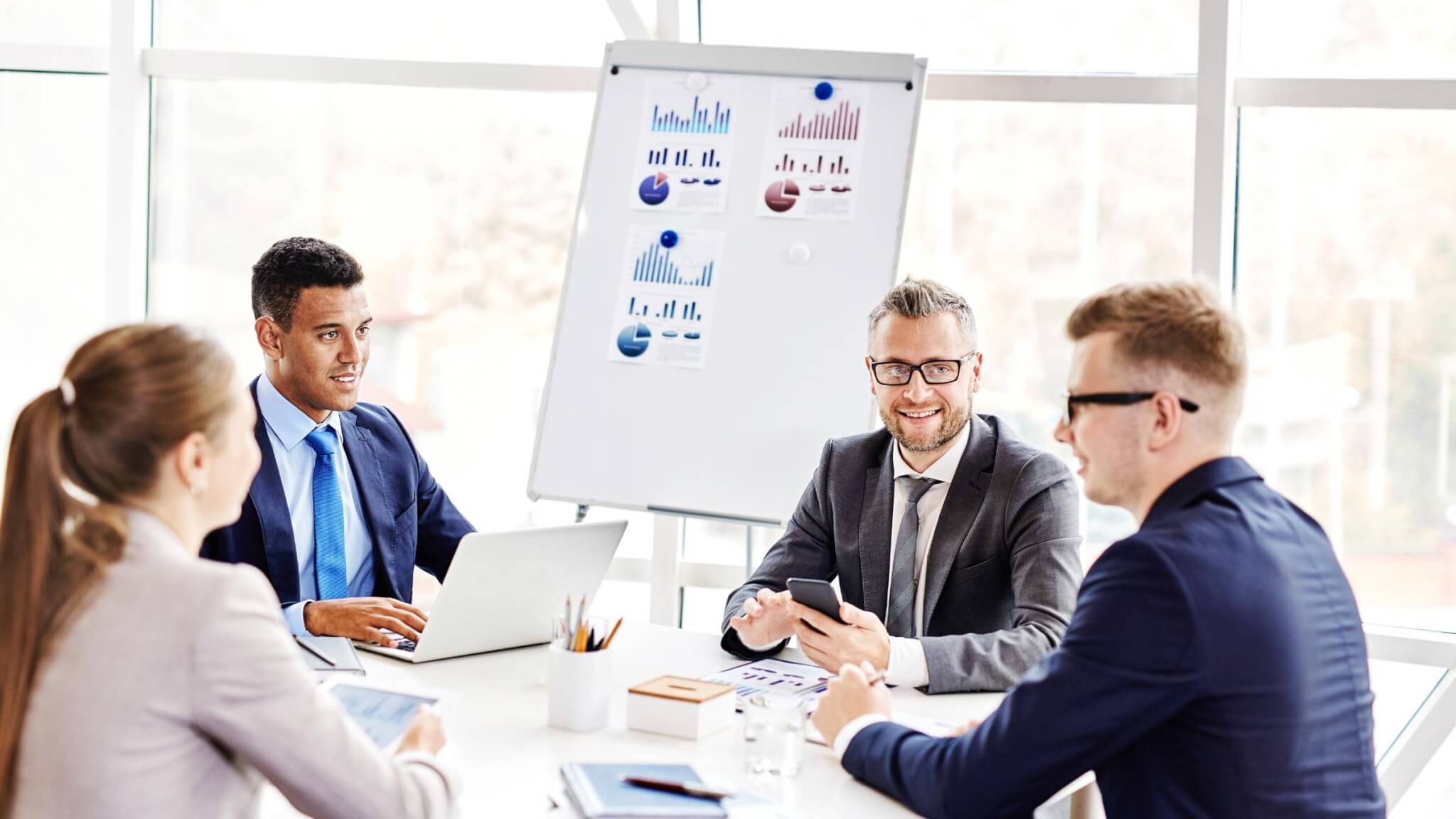 company building shareholders meeting