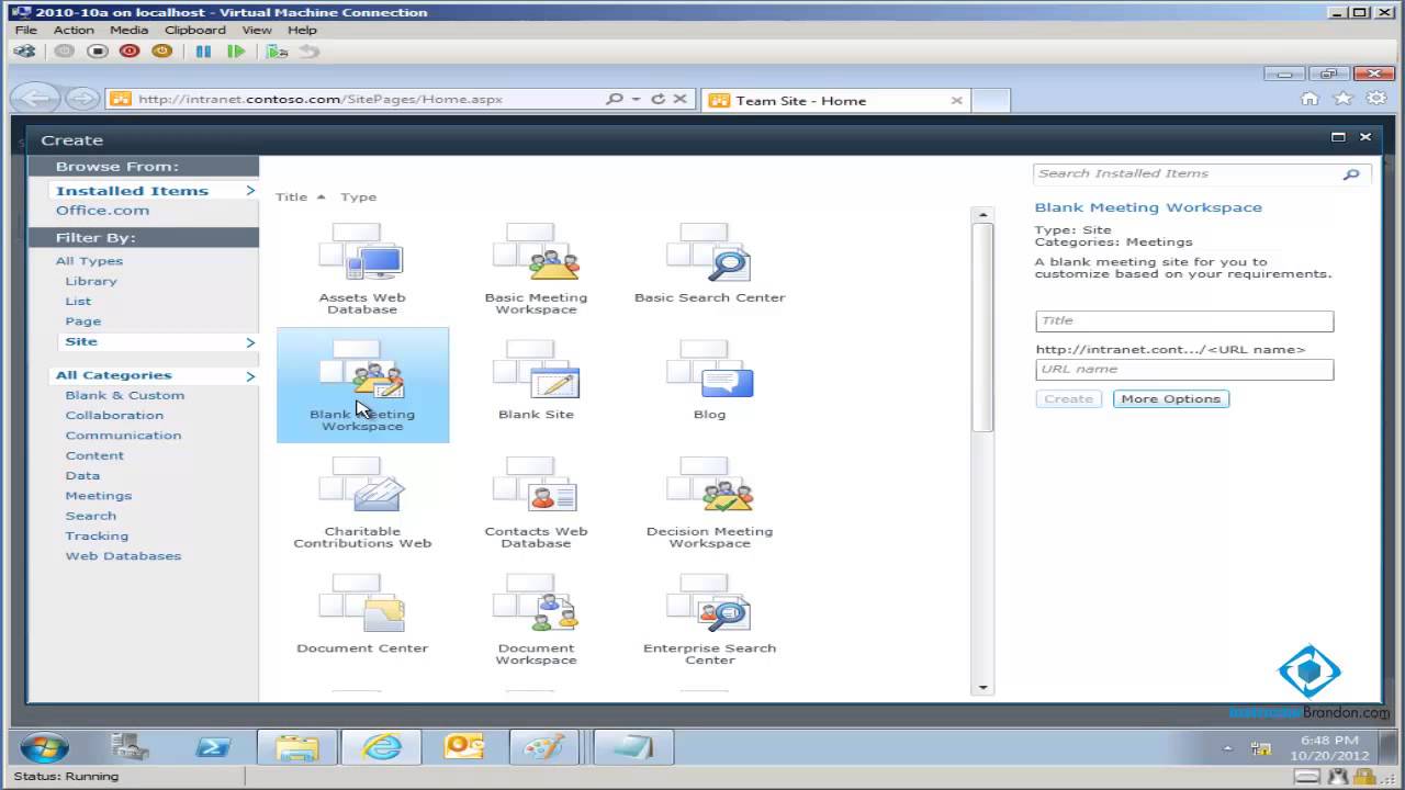 sharepoint document library office workspace