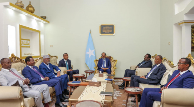 Somalia political meeting landscape