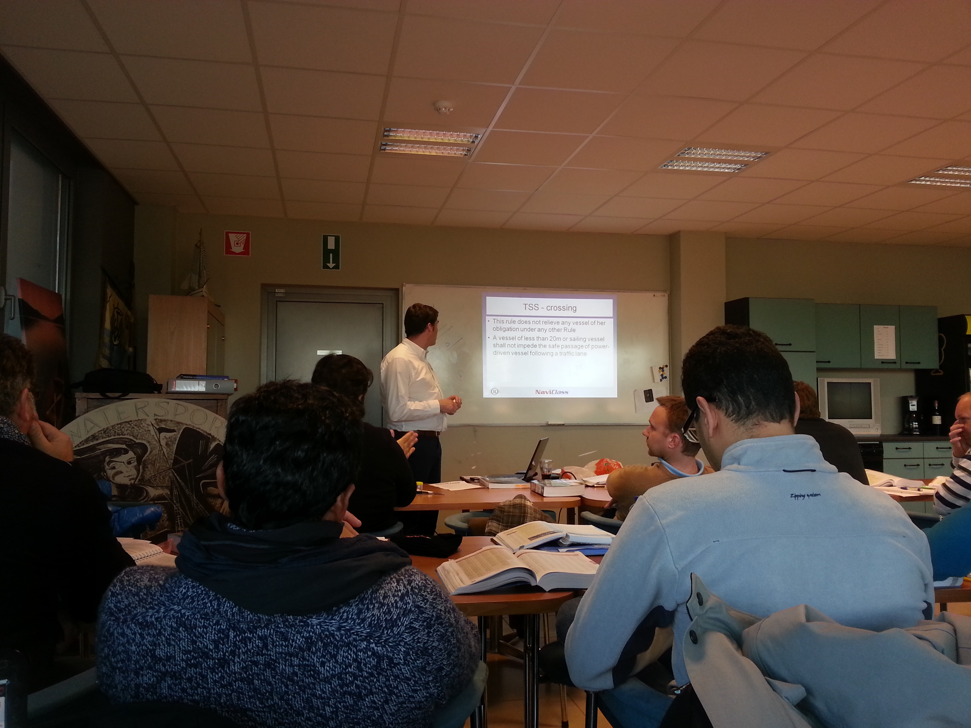 maritime safety officers course classroom