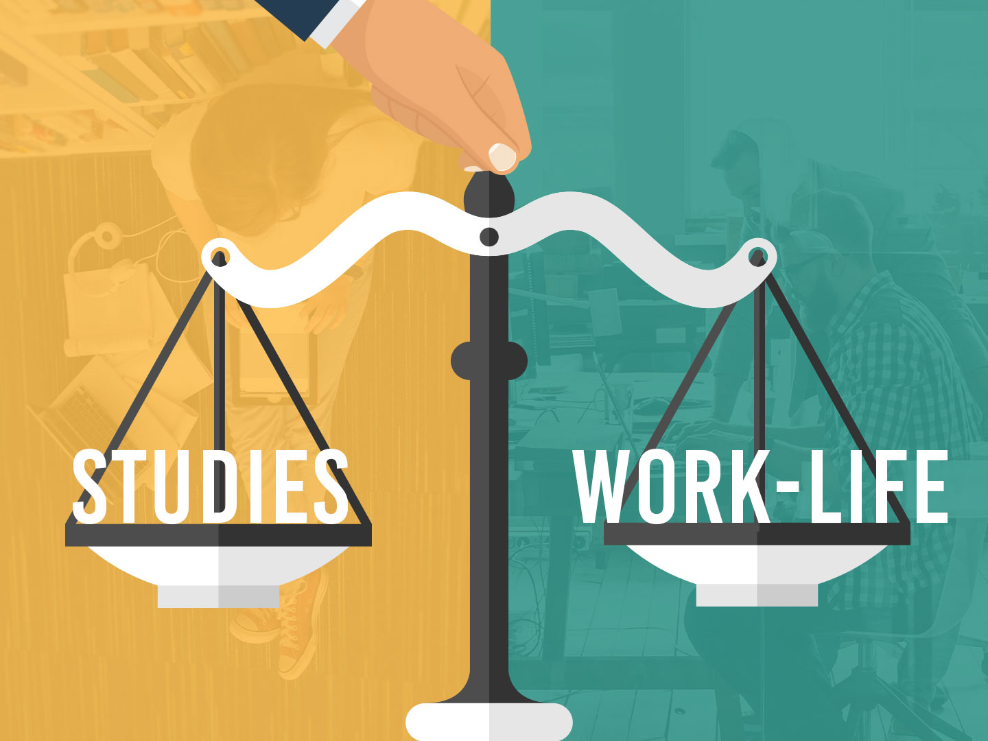students balancing work and study