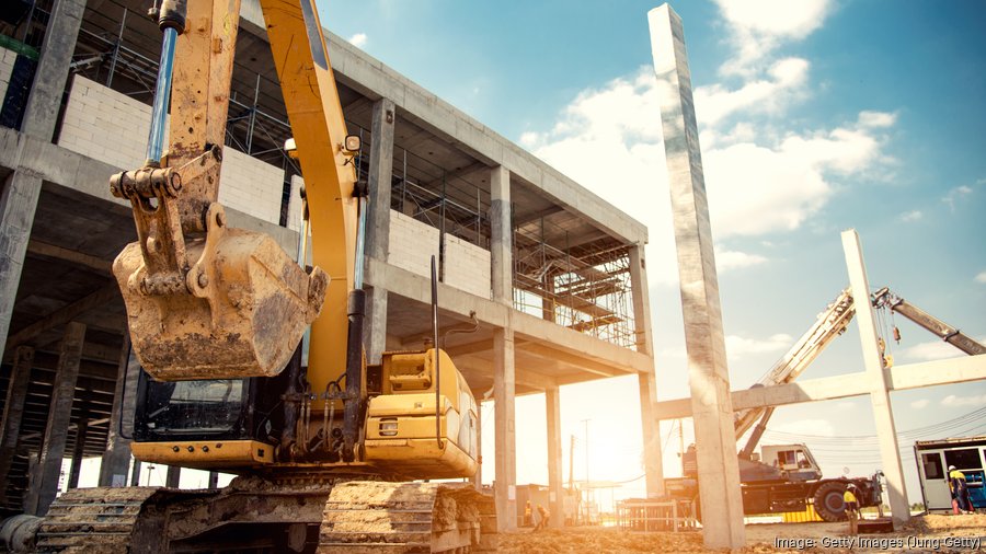 industrial construction site modern equipment