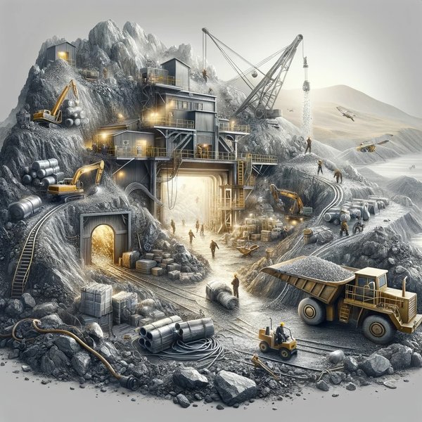 Silver mining operation