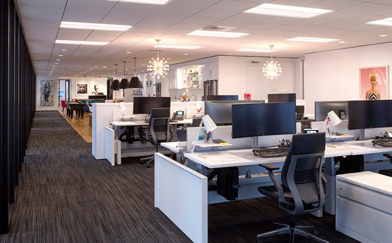 modern office workspace