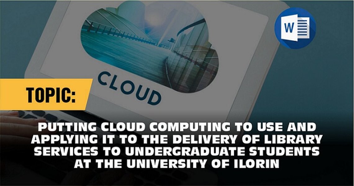 Abstract representation of cloud computing technology
