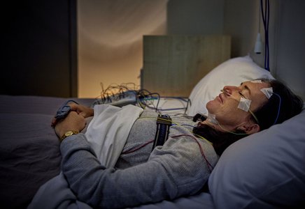 people sleeping in medical facility