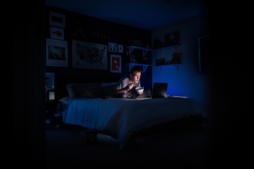 adolescent sleep bedroom study