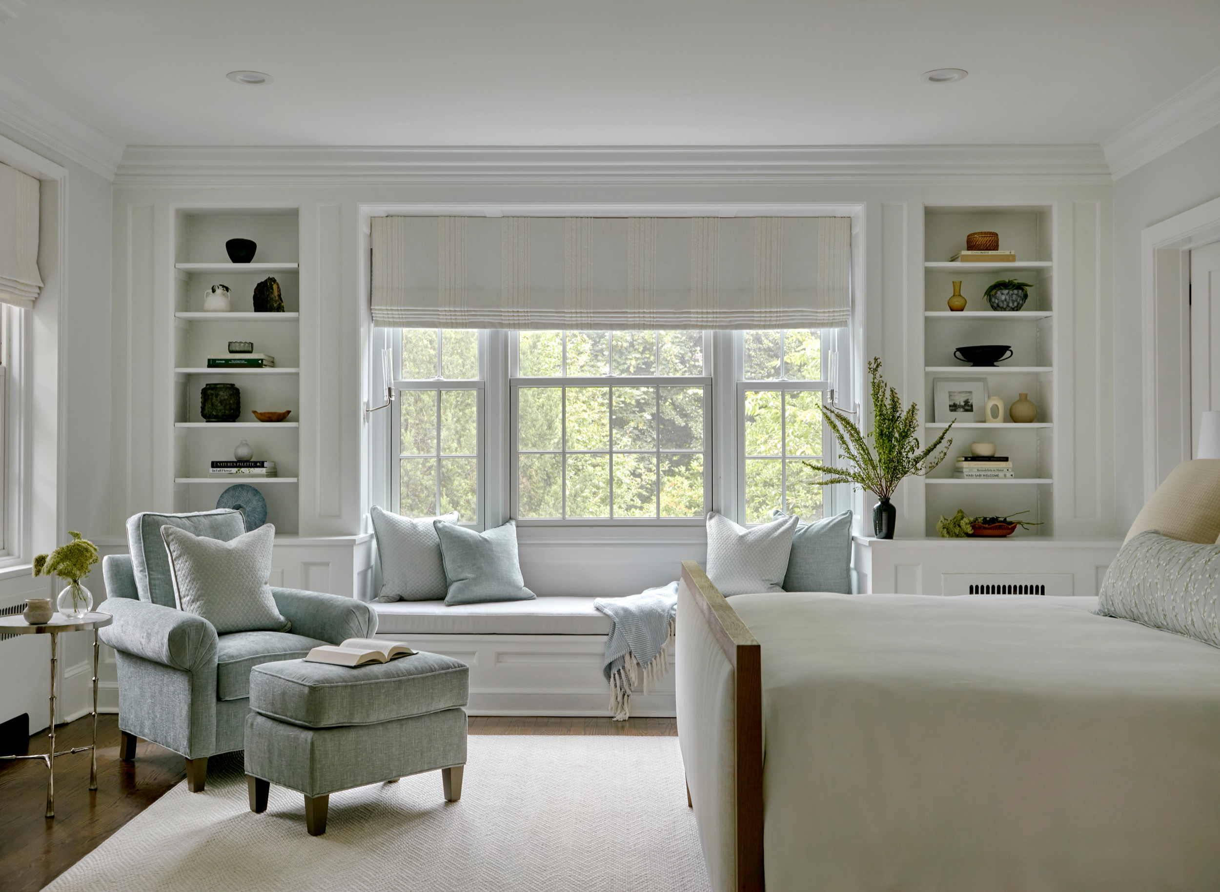 bedroom, nature, sleep environment, relaxing scene