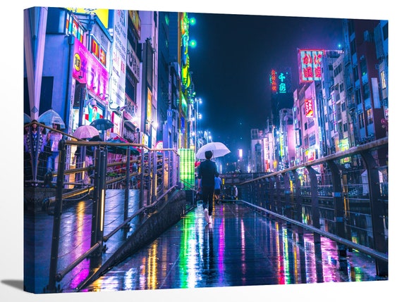 urban street art and neon cityscape