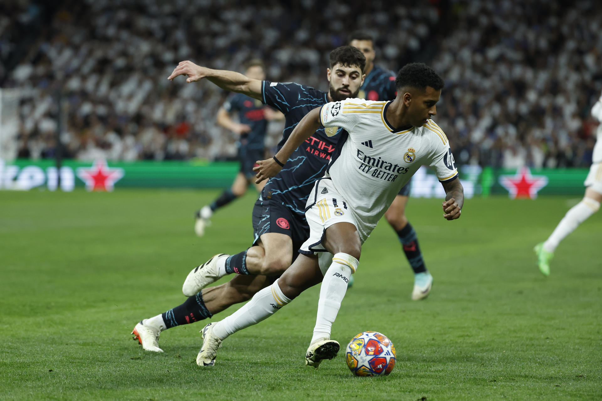 soccer stadium match action
