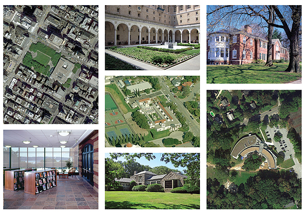 scenery of library institutional building