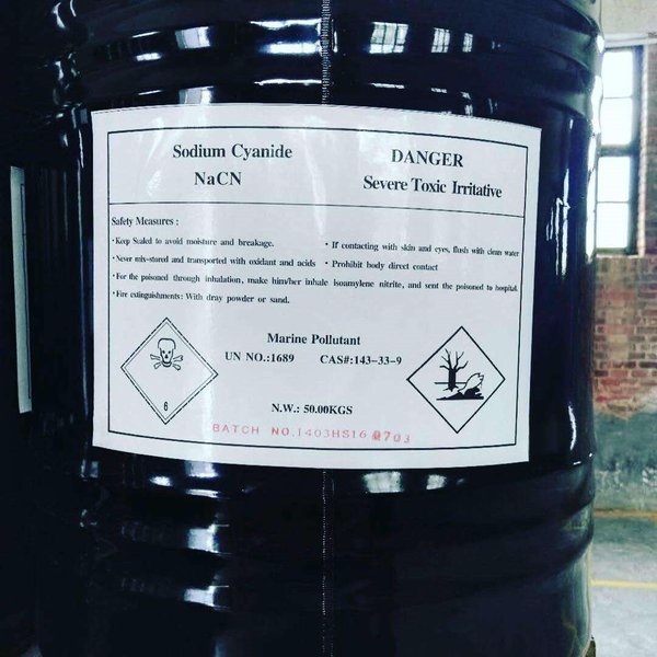 Sodium Cyanide Drums
