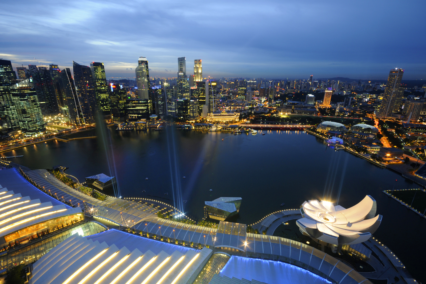 Singapore cityscape technology buildings