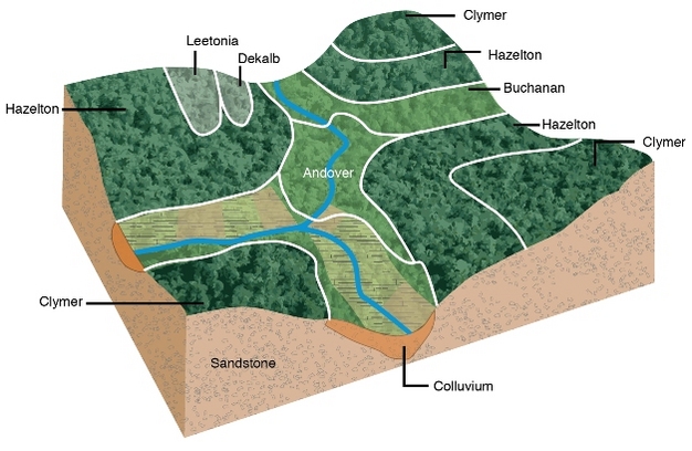 soil formation landscape field