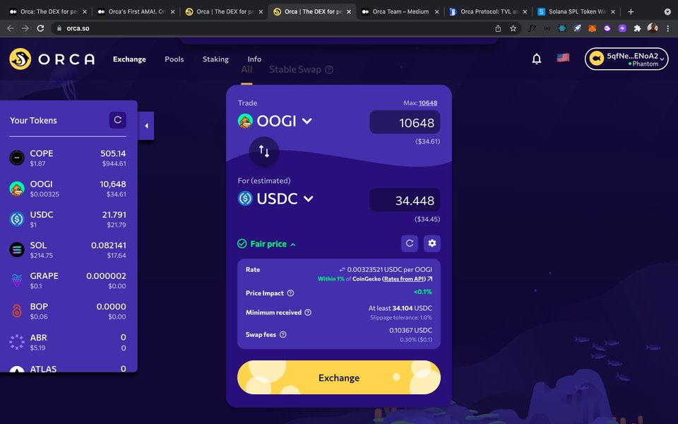 Зображення Orca DEX