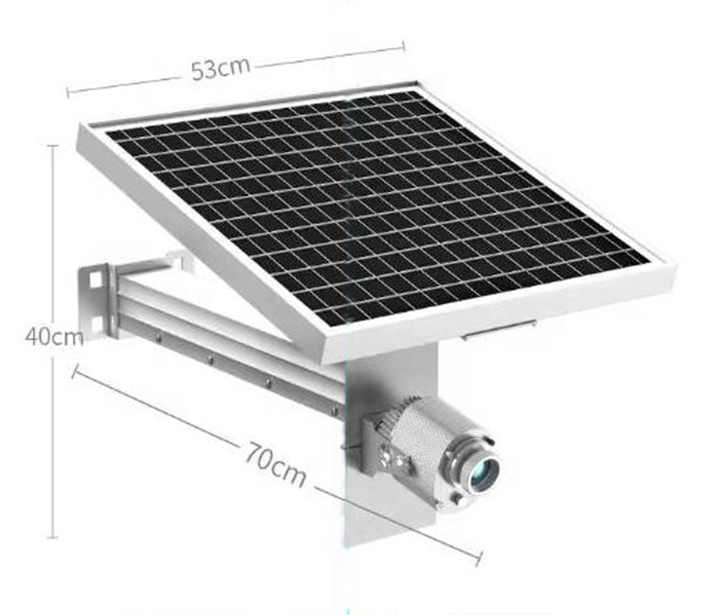 outdoor solar projectors installation