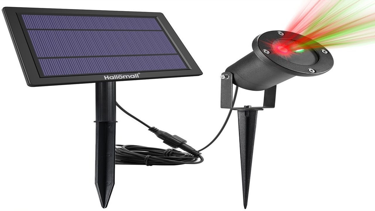solar projector outdoor lighting