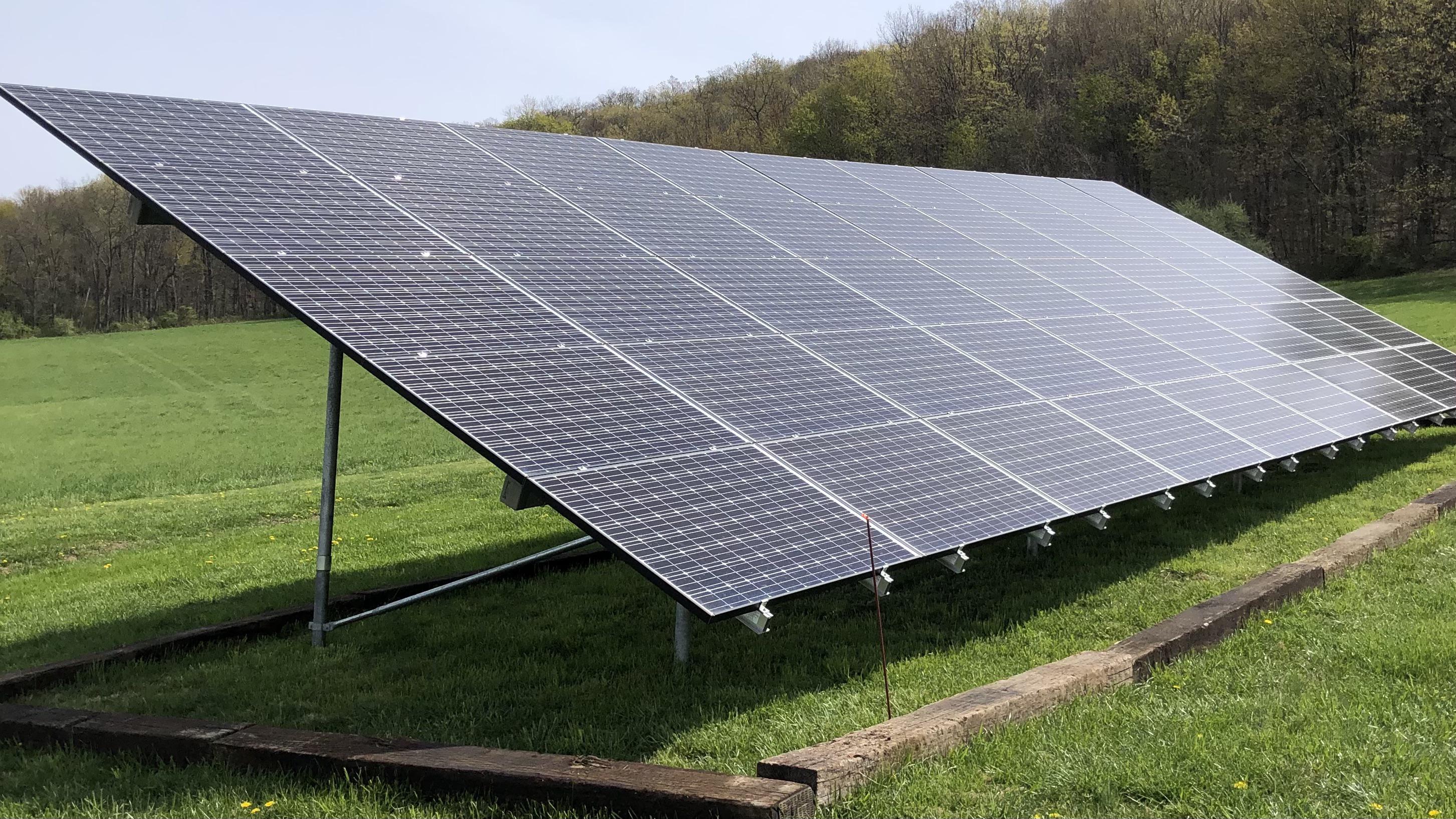 solar panels landscape