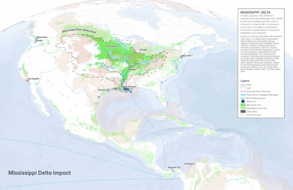 strategic coastal port and regional map