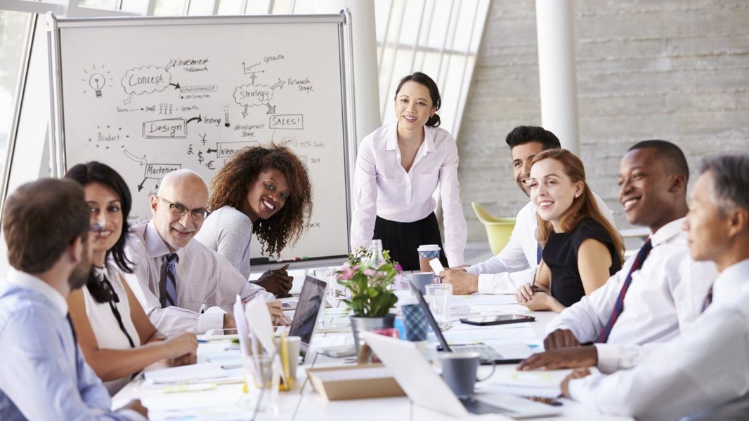 sales team discussion
