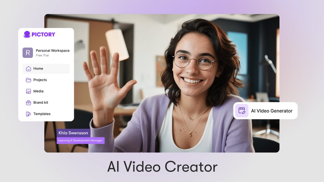 Интерфейс AI Video Creator от Pictory.ai