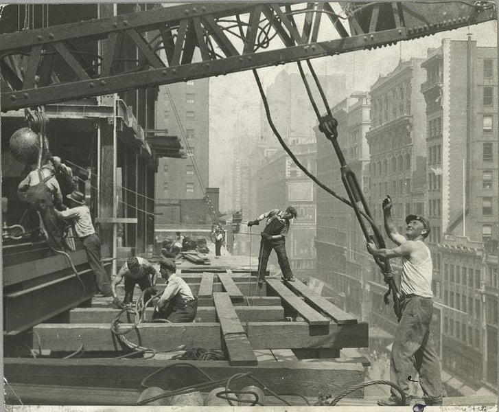 historic industrial worksite