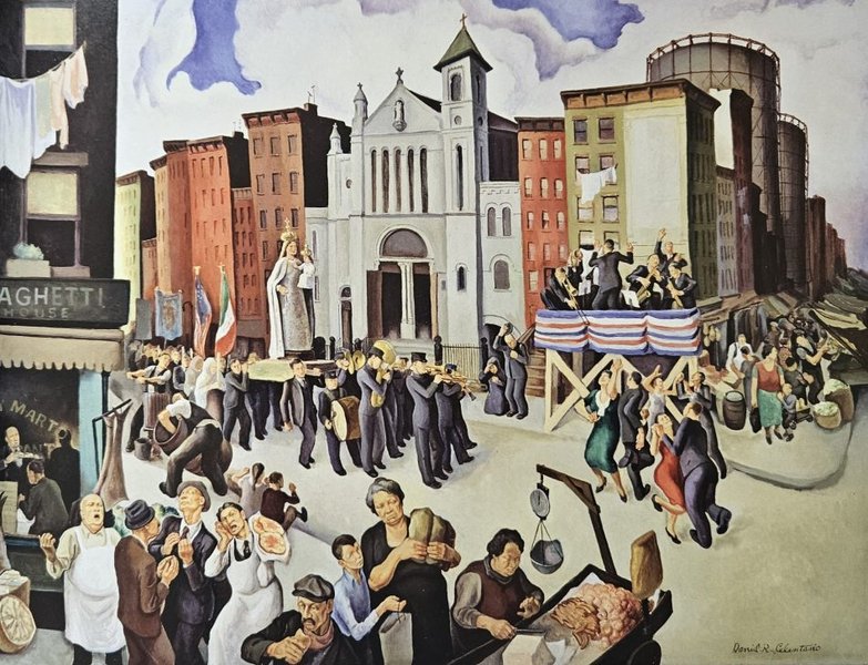 realism workers landscape