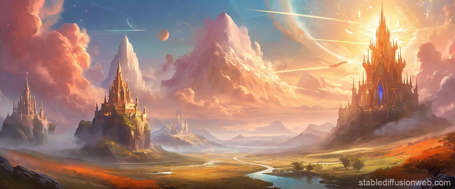 magical battlegrounds fantasy scenery