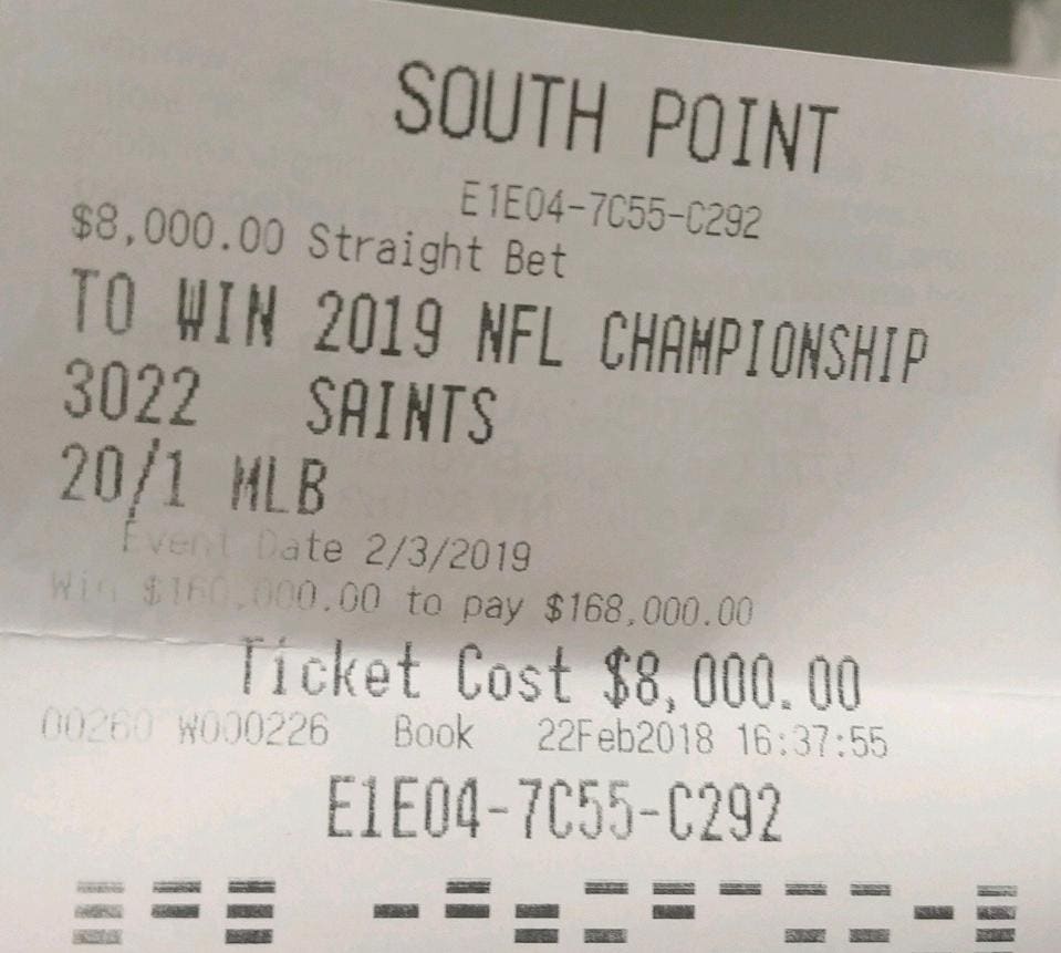 football betting tickets
