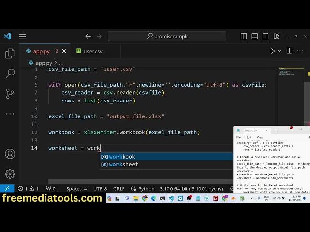 python conversion sql to csv