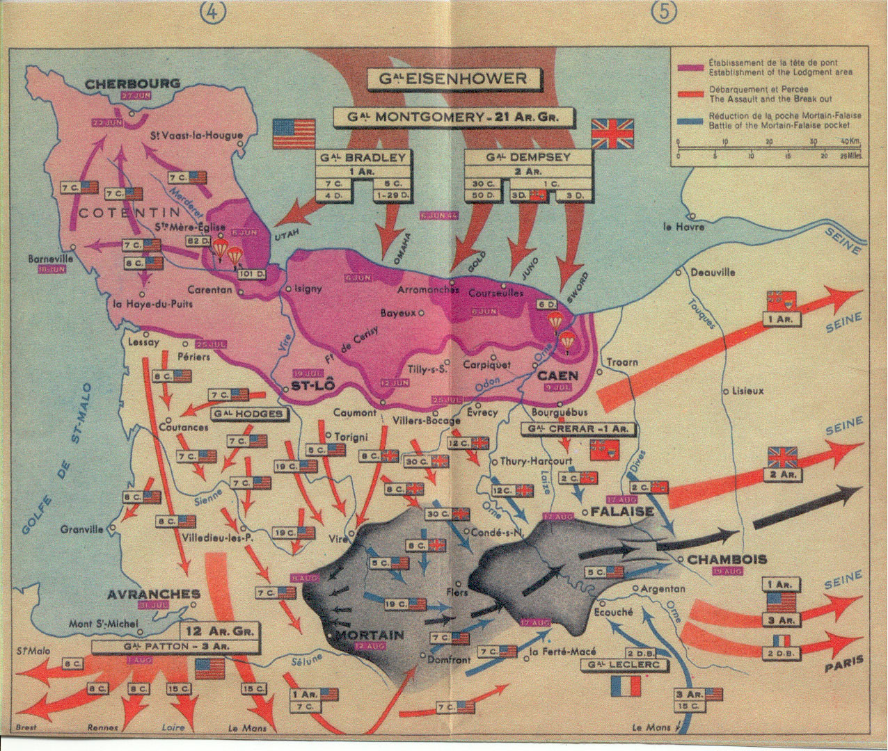 WWII battlefield strategic maps
