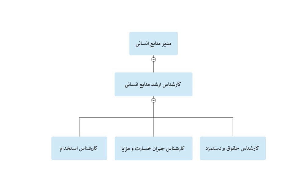 نمودار چارت منابع انسانی