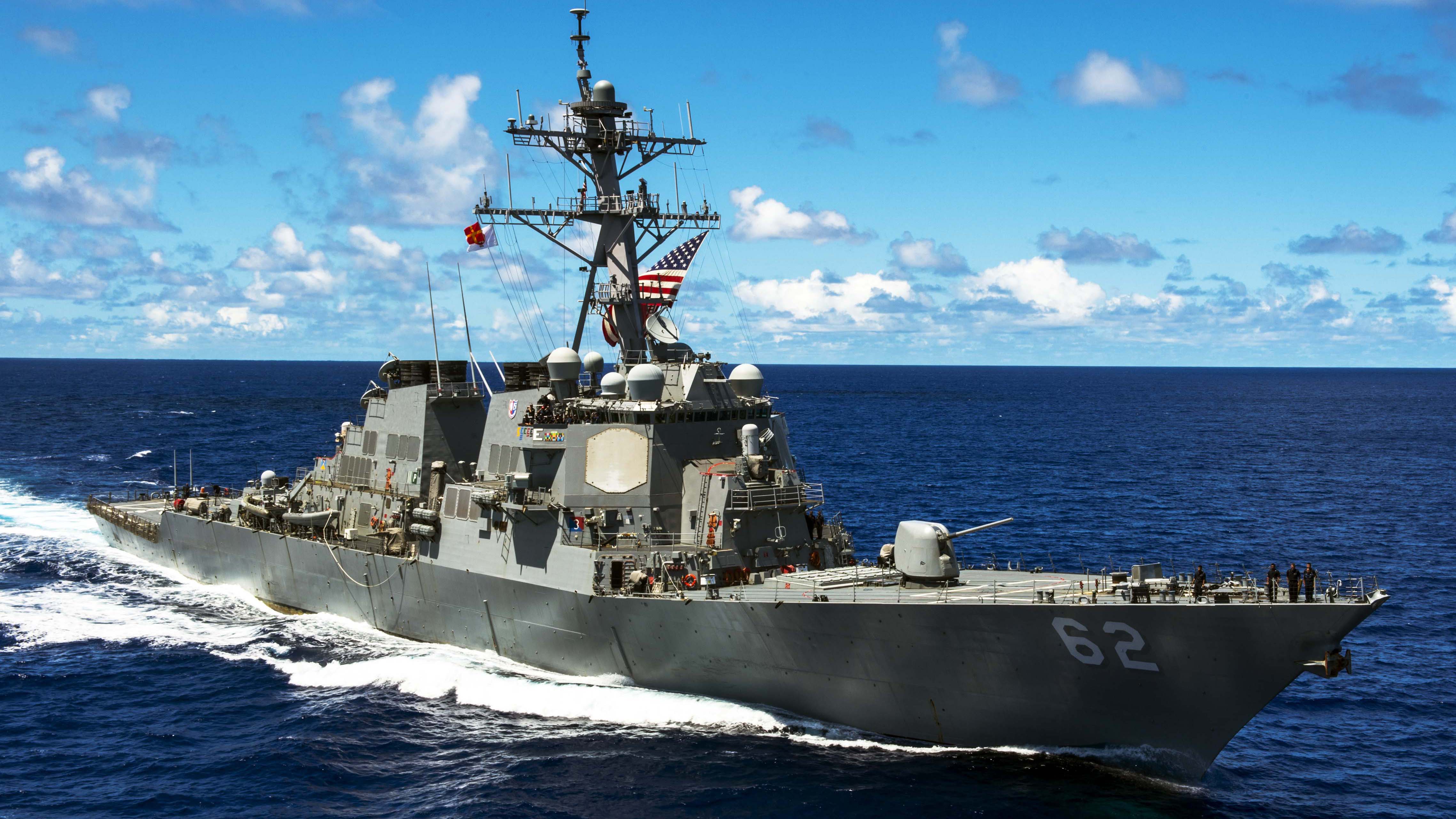 naval ship at sea