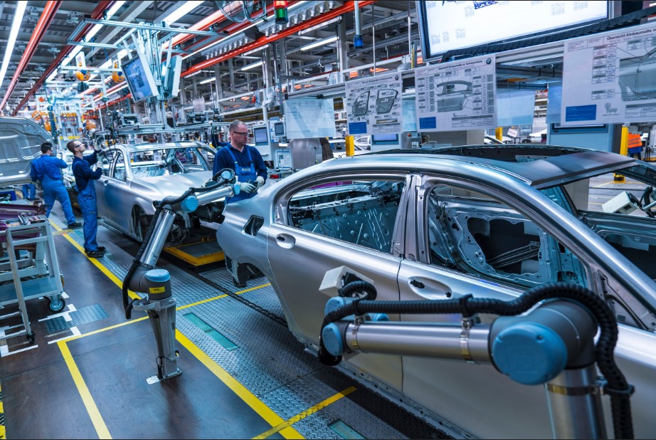 modern automobile factory and innovative technology