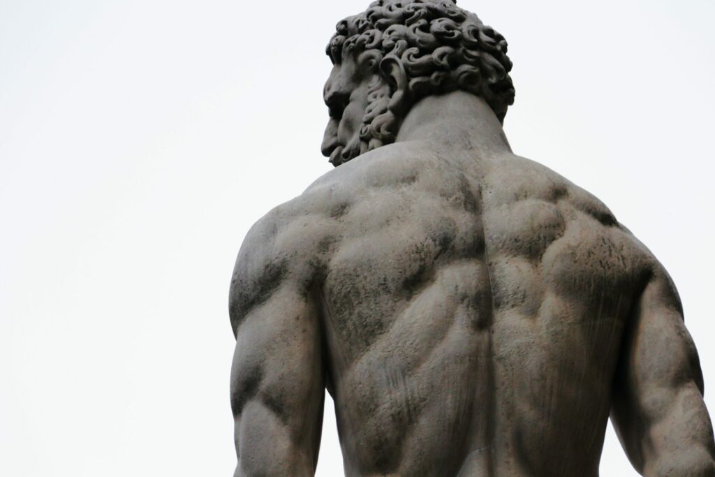 ancient greek stoic statue
