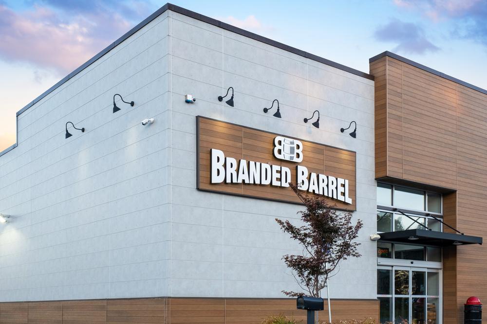modern retail store exterior