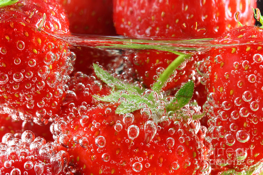 strawberry fruit close up