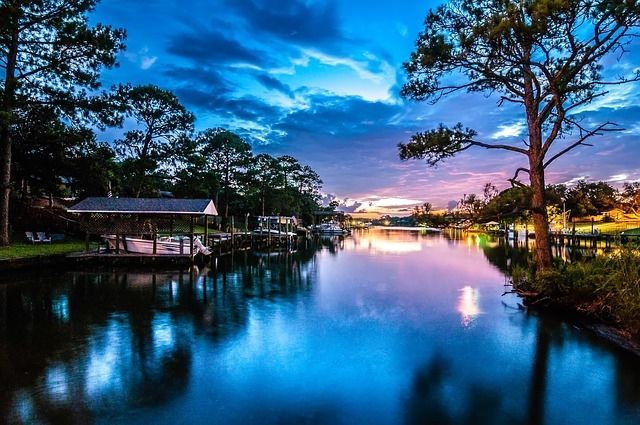 calm nature landscape