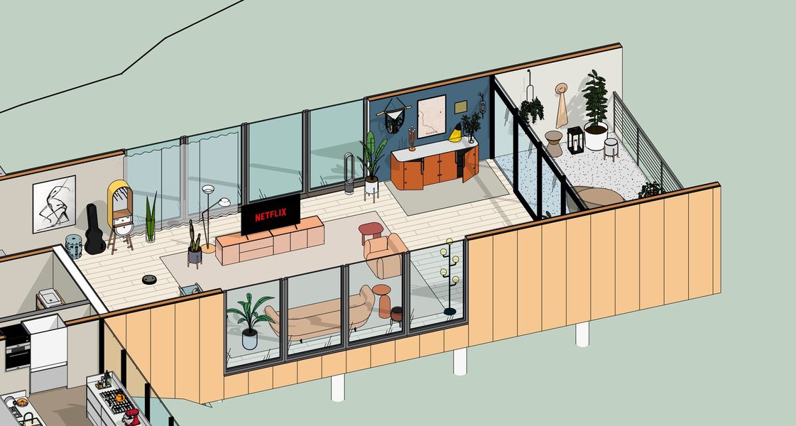 Example of BIM for interior design