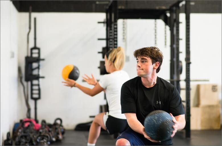 high school athletes training