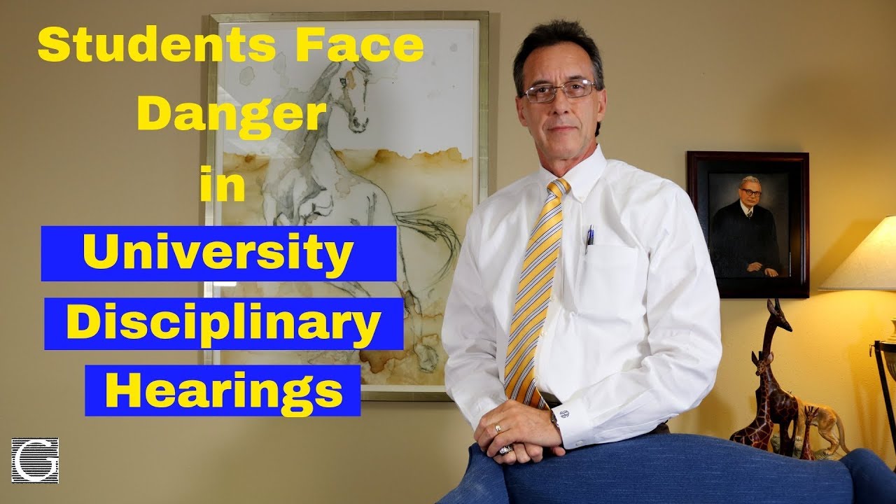 university disciplinary hearing