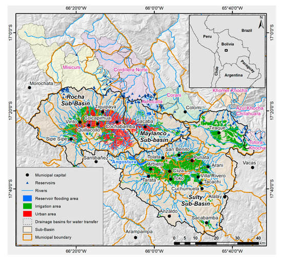 Cochabamba landscape, agricultural fields, urban area, and laboratory experiment with mealworms