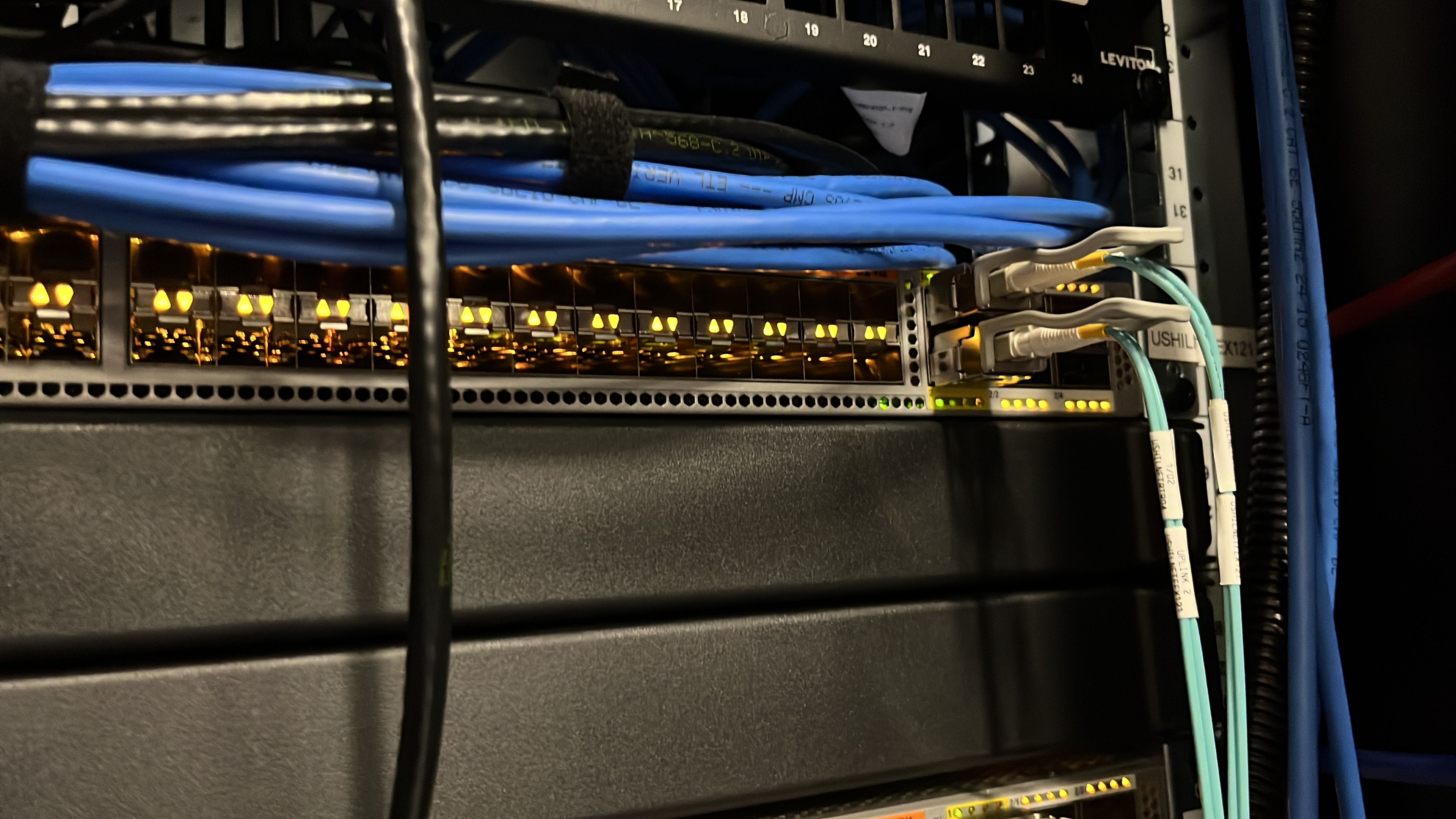 network cables dns server room