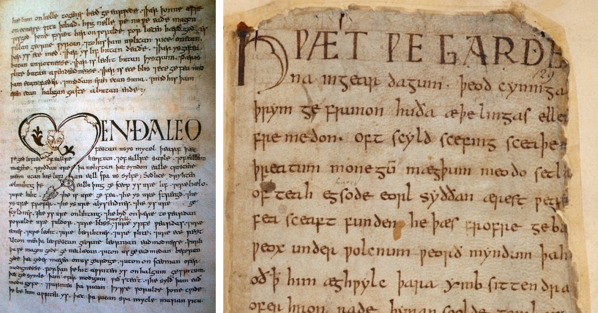 vintage manuscripts and old literature