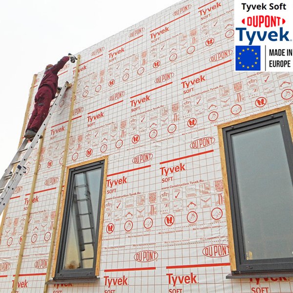 Образец супердиффузионной мембраны Tyvek Soft